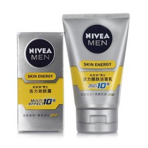 男士福利# 妮维雅 男士活力劲肤露50g+洁面乳100ml  34.7元(日常100+)