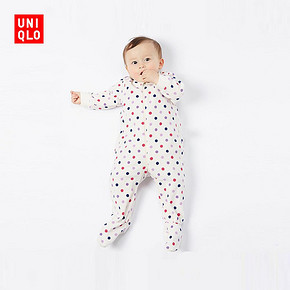 优衣库 UNIQLO 新生儿细摇粒绒连体装 39元