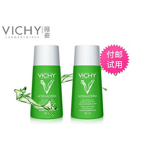 手慢无# 薇姿 净颜祛痘洁面30ml*2瓶 15元包邮