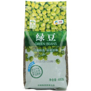 秒杀预告# 中粮出品  金盈 绿豆480g 21点 1元(3000件)