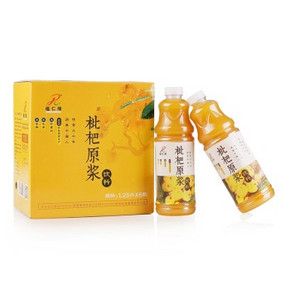 福仁缘 枇杷汁 1.25Lx6瓶箱装+ 枇杷汁 245mlx6听 49元(99-50)