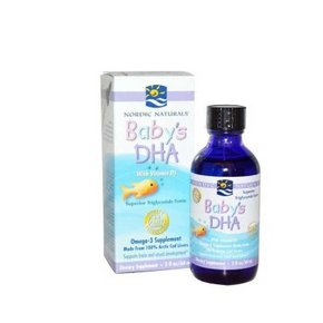 挪威小鱼Nordic Naturals 婴幼儿鳕鱼鱼油DHA滴剂 60ml 72元(2件包邮)