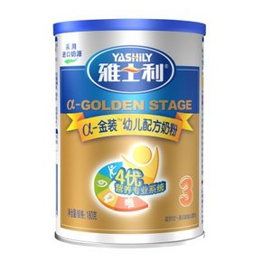 雅士利（Yashily）a金装幼儿配方奶粉3段180g  9.9元