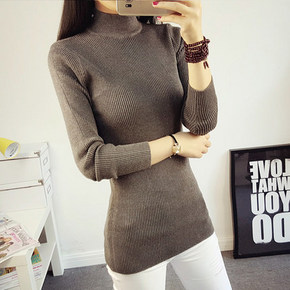 岚薇 女式半高领针织衫打底衫 多色可选 39元包邮