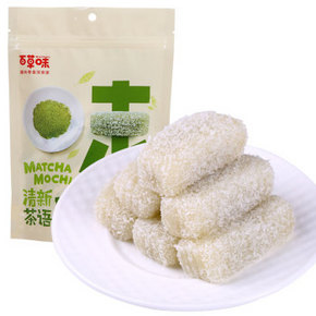 百草味 饼干蛋糕 零食麻薯抹茶味210g x17件 102.3元(202.3-100)