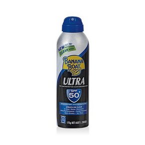 美国 香蕉船 Ultra超洁防晒喷雾 SPF50+ 175g 55元包邮