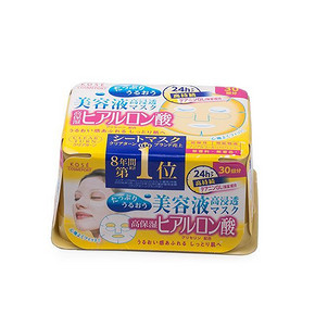 KOSE 高丝 CLEAR TURN 玻尿酸保湿面膜 30片 39.9元包邮(49.9-10券)