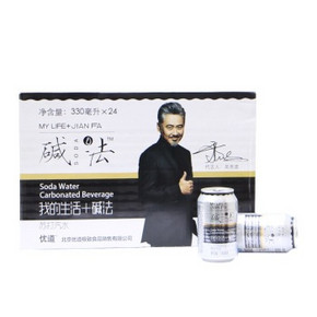 碱法  苏打汽水330mlx24罐 +赠500mlx30瓶 83.9元