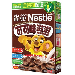 Nestle雀巢 可可味滋滋谷物早餐300g  折14.5元(22.5,99-40)