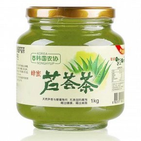 韩国农协 KOREA NONGHYUP 蜂蜜芦荟茶1kgx3瓶 +赠1瓶  119元包邮