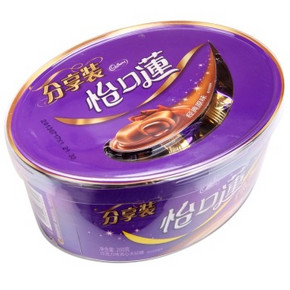 手机端：怡口莲 巧克力味夹心太妃糖200g  9.9元