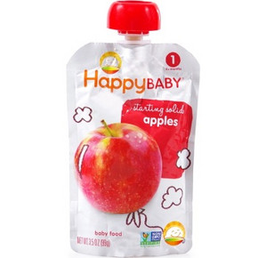 禧贝（happybaby） 苹果泥婴儿辅食1段 99g 14.5元