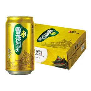 Snowbeer 雪花啤酒 8度纯生330ml*24听整箱装 折54元(108，买2免1)