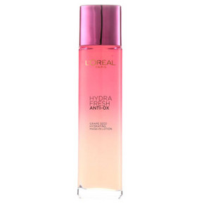 微信端# LOREAL 欧莱雅 清润葡萄籽精华膜力水130ml+面膜5片 79元包邮(99-20)