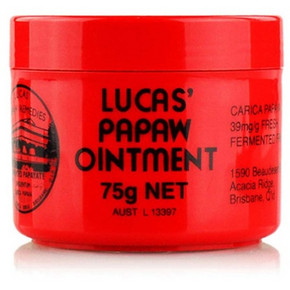 卢卡斯Lucas 番木瓜膏滋润保湿万用膏75g*2罐 108元(138-30)