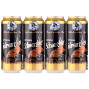 Moenchshof 猛士 黑啤酒 500mlx4听  9.9元