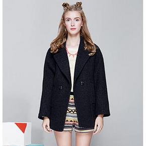 fairy 中长款女式小香风羊毛呢大衣 券后150元包邮