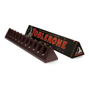 TOBLERONE 瑞士三角 黑巧克力含蜂蜜及巴旦木糖50gx11条 52.9元(152.9-50-50券)