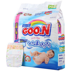 华东好价# Goo.n大王 维E系列 婴幼儿用纸尿裤 S104片 79元包邮