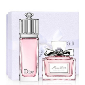 手机端：迪奥（ Dior ）香水2件套 迪奥花漾甜心 迪奥魅惑清新5ml*2瓶 69元