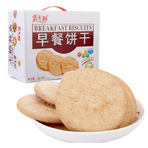 嘉士利 麦纤早餐饼干1000g  折9.5元(18.9，买1送1)