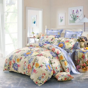 LOVO 罗莱家纺 全棉斜纹双人1.8米四件套 约199元(349，888-388)