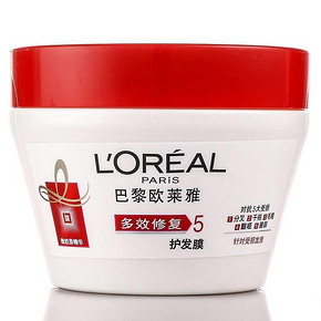 欧莱雅 多效修复护发膜 250ml 19元