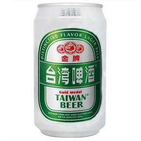 江苏/安徽# 台湾进口 金牌台湾啤酒330ml 折1元(1.99，2件5折)