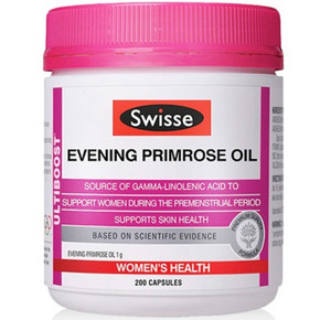 赶走姨妈痛# Swisse 月见草油软胶囊 200粒 99元包邮