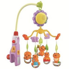 AUBY 澳贝 463202DS 小熊之家床铃+婴儿毛绒玩具 127元包邮(227-100)