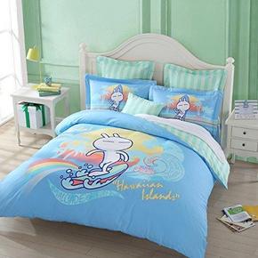 LOVO 罗莱家纺 全棉斜纹印花四件套 220*240cm 259元包邮