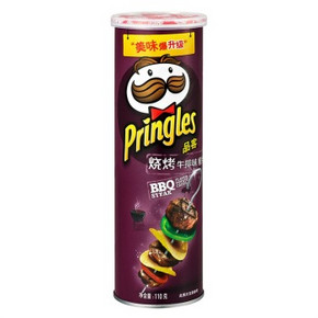 品客（Pringles） 薯片烧烤牛排味110g 折4.8元(7.9，99-40)