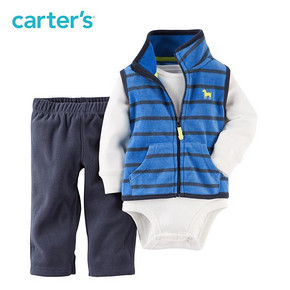 Carter's 卡特 121G046 男宝摇粒绒3件套 73.9元包邮