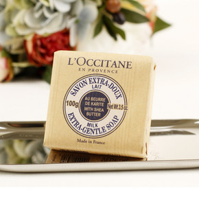 L’OCCITANE 欧舒丹 乳木果牛奶味护肤香皂100g 39元