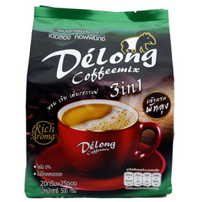 Delong 德龙 三合一速溶咖啡500g 折15元(29，199-100)