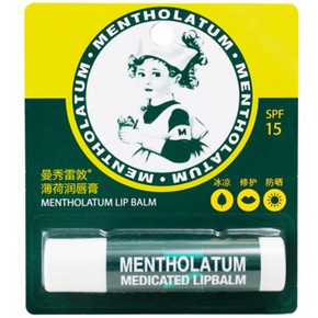 Mentholatum 曼秀雷敦 薄荷润唇膏3.5g 16.9元(可199-80)