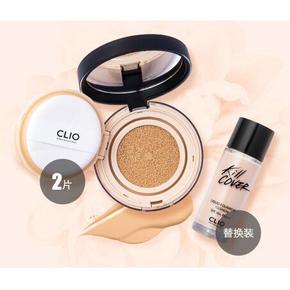 CLIO珂莱欧 无瑕气垫粉底礼盒 气垫15g+ 替换装20g+2片粉扑 118元包邮