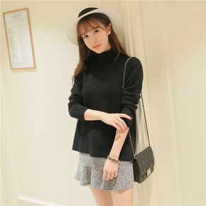 百搭单品# 莉之纯 半高领打底毛衣 39.9元包邮