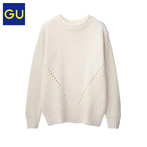 优衣库旗下# GU 极优 女士花式针织衫 59元