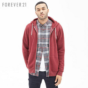 FOREVER 21 MEN男士连帽运动衫卫衣外套 50元