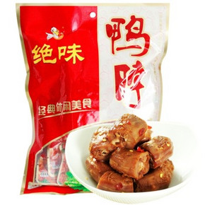 绝味 招牌麻辣鸭脖 200g 折8.9元(17.8元，买1赠1)