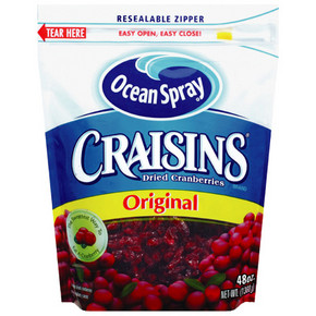 优鲜沛Ocean Spray 蔓越莓干 原味 1360g 折35元(50*4-60券)