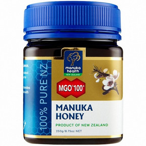双重优惠# 蜜纽康 麦卢卡活性蜂蜜MGO100+ 250g*2罐 148元(358-210)