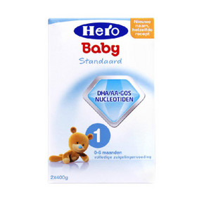 美素 herobaby 初生婴幼儿配方奶粉 1段0-6月800g 75元包邮