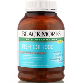 Blackmores澳佳宝 深海鱼油软胶囊欧米伽3 原味 400粒 折89元(119*2-60券)