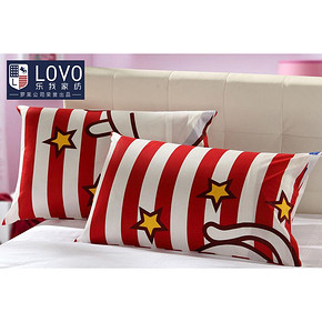 秒杀预告# LOVO 亲肤枕套一对 10点 1元包邮