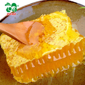 前60分钟# 蜂献 蜂巢蜜 原生态蜂蜜 嚼着吃 500g 59元(买3免1)