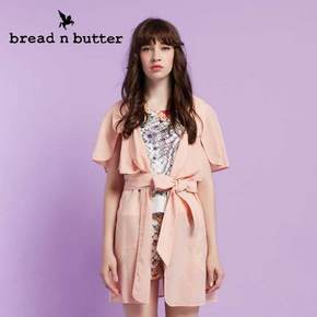轻奢淑女# bread n butter 面包黄油 修身短袖风衣薄外套 99元包邮