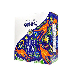澳特兰A LTIPLANO 零乳糖牛奶250ml*12盒 18.8元