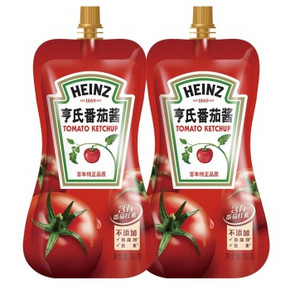 手机端：Heinz 亨氏 番茄酱 320g x2包 9.9元